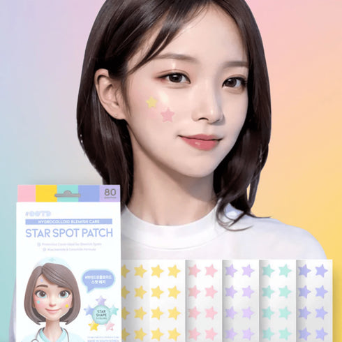 Star Spot Patch, 16 pcs x 5 ea - WowSkin Romania